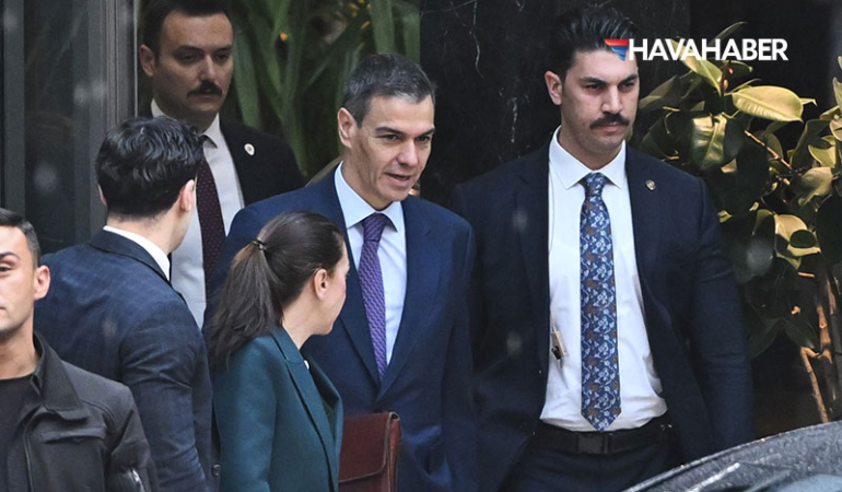 İspanya-Başbakanı-Sanchez,-Ankara'dan-ayrıldı