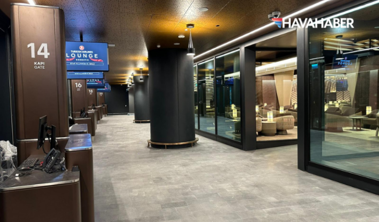 Türk Hava Yolları İstanbul Havalimanı İç Hatlar Özel Yolcu Salonunu Yeniledi