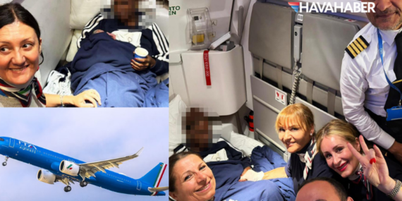 ITA Airways Uçağında Sürpriz Doğum: Dakar–Roma Seferinde Bebek Dünyaya Geldi