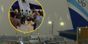 indigo uçağı duman