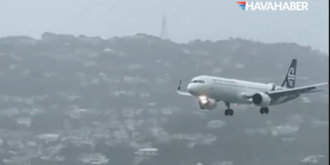 Air New Zealand uçağı şiddetli rüzgar nedeniyle inişten son anda vazgeçti