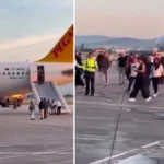 Ankara-İzmir uçağında powerbank alarmı. Kalkmak üzereyken dumanlar çıktı, yolcular acil tahliye edildi