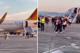 Ankara-İzmir uçağında powerbank alarmı. Kalkmak üzereyken dumanlar çıktı, yolcular acil tahliye edildi