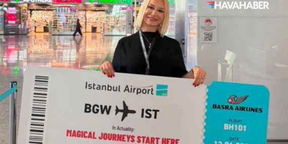 Basra Airlines İstanbul Uçuşlarına Başladı: İlk Sefer İstanbul Havalimanı’na İndi
