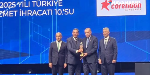 Corendon Airlines, ihracat şampiyonları arasında çifte başarı elde etti