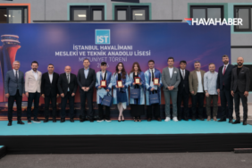 İstanbul Havalimanı Mesleki ve Teknik Anadolu Lisesi, ilk mezunlarını verdi