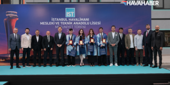 İstanbul Havalimanı Mesleki ve Teknik Anadolu Lisesi, ilk mezunlarını verdi