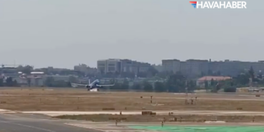KLM'nin Airbus A321neo uçağı Lizbon'da kuyruk vurdu