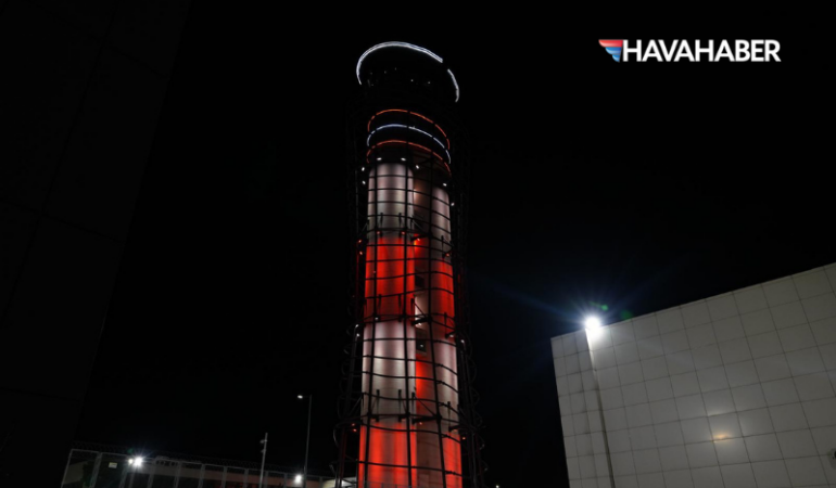 Sabiha Gökçen Kulesi Kırmızı-Beyaza Bürünecek HEAŞ’tan A Milli Takım’a Destek