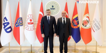 Air Anka İcra Kurulu Başkanı Kürşad Badem'den İçişleri Bakanı Mustafa Çiftci'ye ziyaret