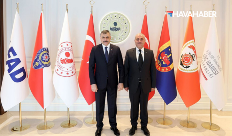 Air Anka İcra Kurulu Başkanı Kürşad Badem'den İçişleri Bakanı Mustafa Çiftci'ye ziyaret