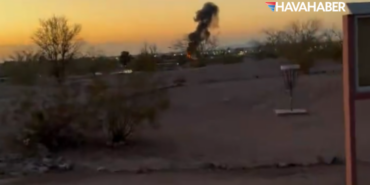 Arizona'da kalkıştan kısa süre sonra düşen uçak için acil durum ilan edildi