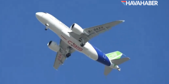 COMAC’ın yüksek irtifaya özel C919-600 uçağı ilk uçuşunu gerçekleştirdi