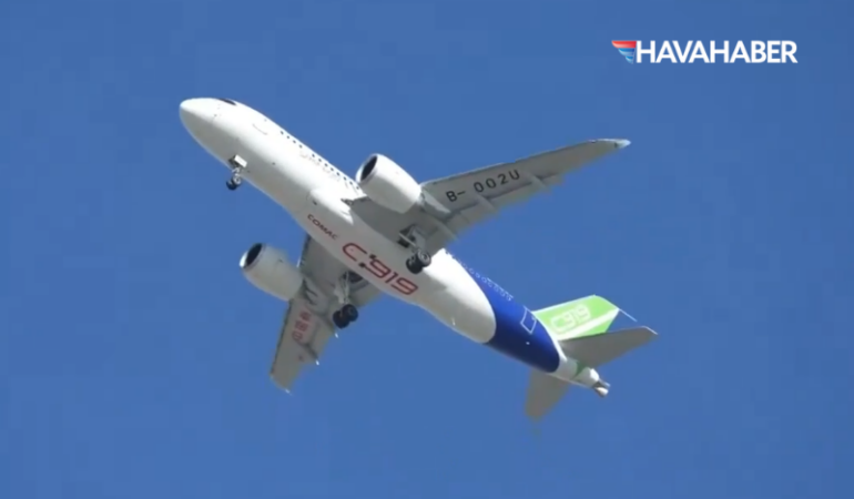 COMAC'ın yüksek irtifaya özel C919-600 uçağı ilk uçuşunu gerçekleştirdi