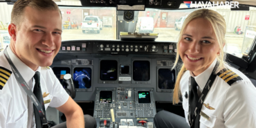 Delta'da kardeş pilotlar ilk kez aynı kokpitte görev yaptı