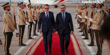 Fransa Cumhurbaşkanı Emmanuel Macron Suriye'de Yıllar sonra bir ilk