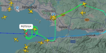 İstanbul’da fırtına- Uçaklar havada tur atmak zorunda kaldı