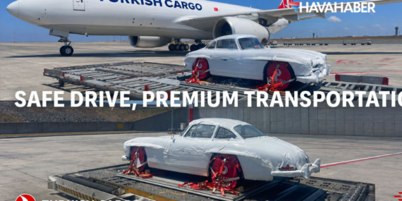 Turkish Cargo’dan lüks otomobiller için özel hava kargo operasyonu