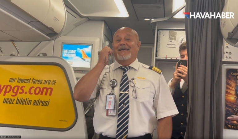 Kaptan Pilot Orhan Tamer 65 Yaşında Son Uçuşunu Gerçekleştirdi