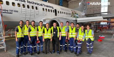SunExpress, genç teknisyenleri Hamburg’da eğitime gönderdi