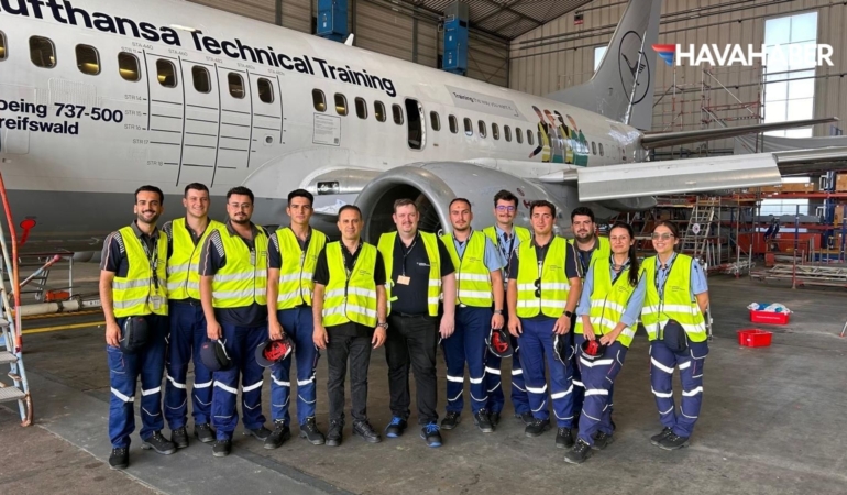 SunExpress, genç teknisyenleri Hamburg’da eğitime gönderdi