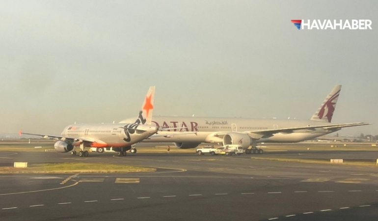 Sydney Havalimanı'nda Uçaklar Çarpışıyordu! Jetstar A320 Ani Fren Yaptı