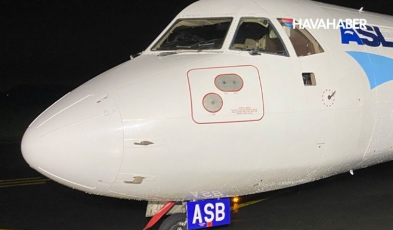 ASL Airlines Uçağı İnişte İki Kez Sekti Burun İniş Takımı Hasar Gördü