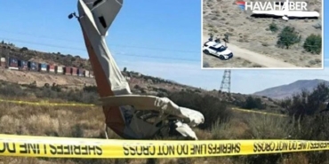 California’da küçük uçak düştü 2 kişi hayatını kaybetti