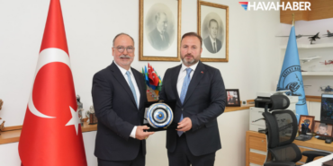 DHMİ Genel Müdürü Fatih Çakmak’tan Pegasus Başkanı Tevfik Nane’ye ziyaret