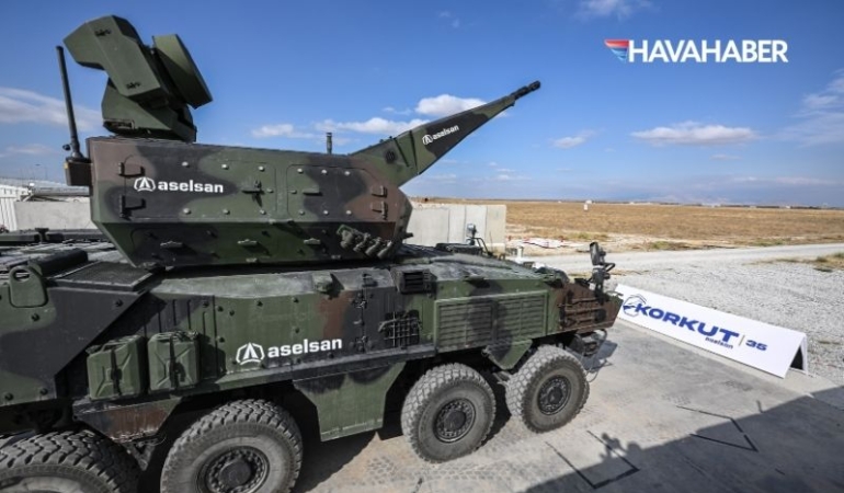 KORKUT Hava Savunma Sistemi uluslararası heyetlerin karşısına çıktı