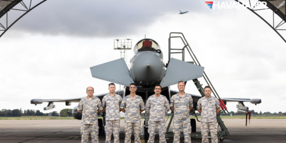 MSB Heyeti İngiltere’de Eurofighter Bakım Tesislerini İnceledi