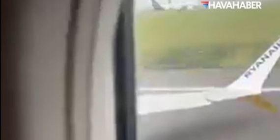 Ryanair uçağı Dublin’de pisti pas geçti: Kanat ucu tehlikeli şekilde yaklaştı