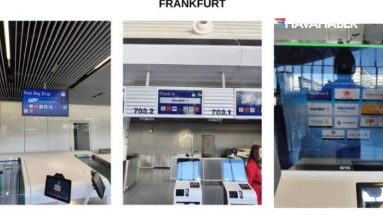 THY, Frankfurt Havalimanı’nda Yeni Self Bag Drop Noktasını Açtı