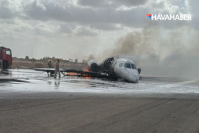 misrata uçak kaza
