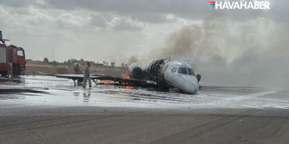 misrata uçak kaza