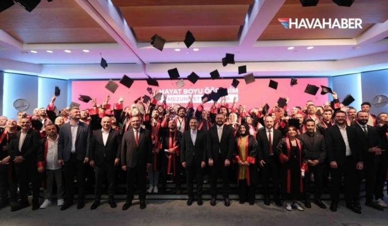 THY Destek Hizmetleri’nden “Hayat Boyu Öğrenim Programı” mezuniyet töreni: 100 Çalışan Daha Diplomasına Kavuştu