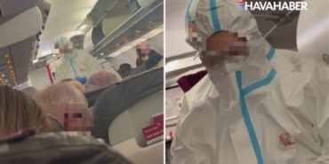 Eurowings uçağında hastalık paniği! Koruyucu kıyafetli sağlık ekipleri uçağa girdi