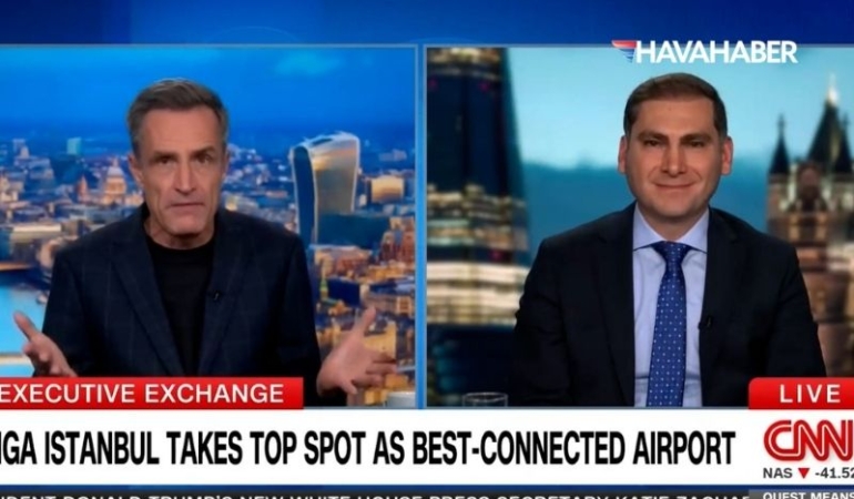 İstanbul Havalimanı küresel bağlantıda zirvede Selahattin Bilgen CNN International’da konuştu