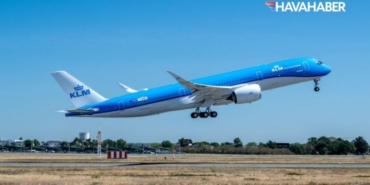 KLM, İlk Airbus A350-900 Uçağını Filosuna Kattı
