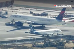 LAX’ta Delta ve Air Canada Uçakları Yerde Çarpıştı