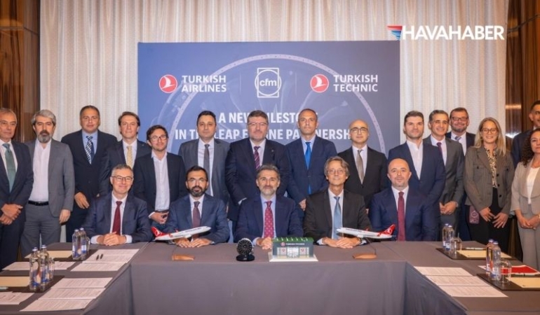 Murat Şeker Türk Hava Yolları ve CFM, 600'den Fazla LEAP-1B Motoru İçin Mutabakat Zaptı İmzaladı