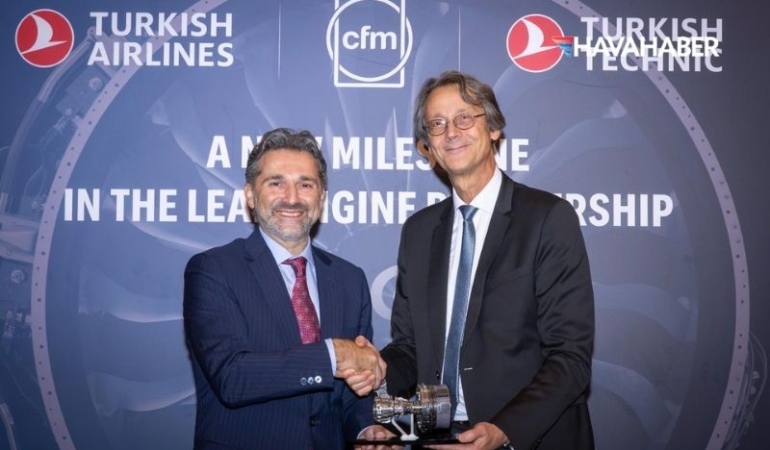 Türk Hava Yolları ve CFM, 600'den Fazla LEAP-1B Motoru İçin Mutabakat Zaptı İmzaladı