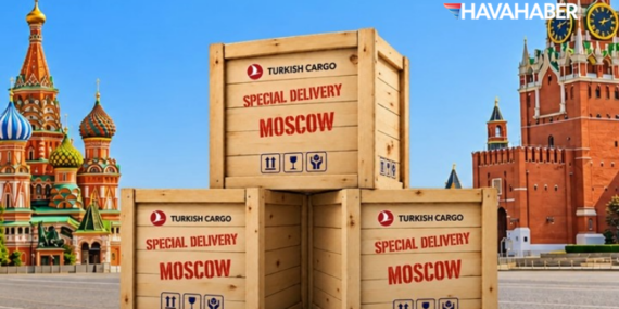 Turkish Cargo’dan Moskova hamlesi: İstanbul-Şeremetyevo kargo uçuşları başlıyor