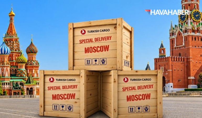 Turkish Cargo’dan Moskova hamlesi İstanbul-Şeremetyevo kargo uçuşları başlıyor